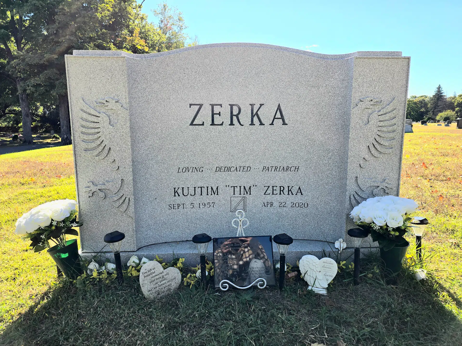 Black Granite Headstone hand-carved by Granite Memorial Guide in NJ — image 4