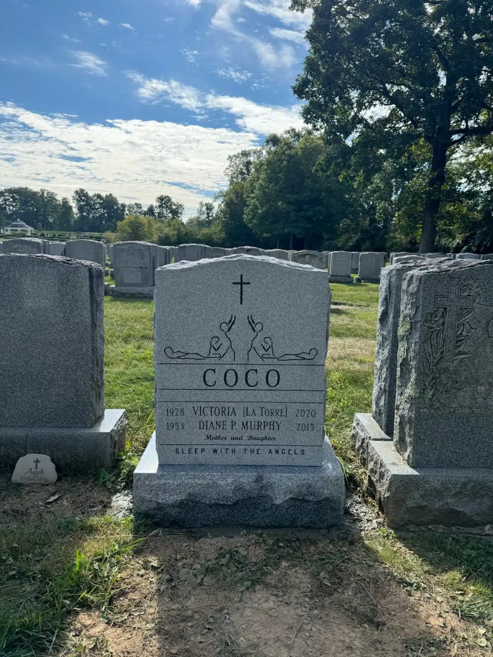 Black Granite Headstone hand-carved by Granite Memorial Guide in NJ — image 6
